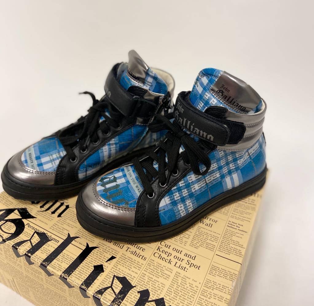 John Galliano Ayakkabı Siyah Mavi